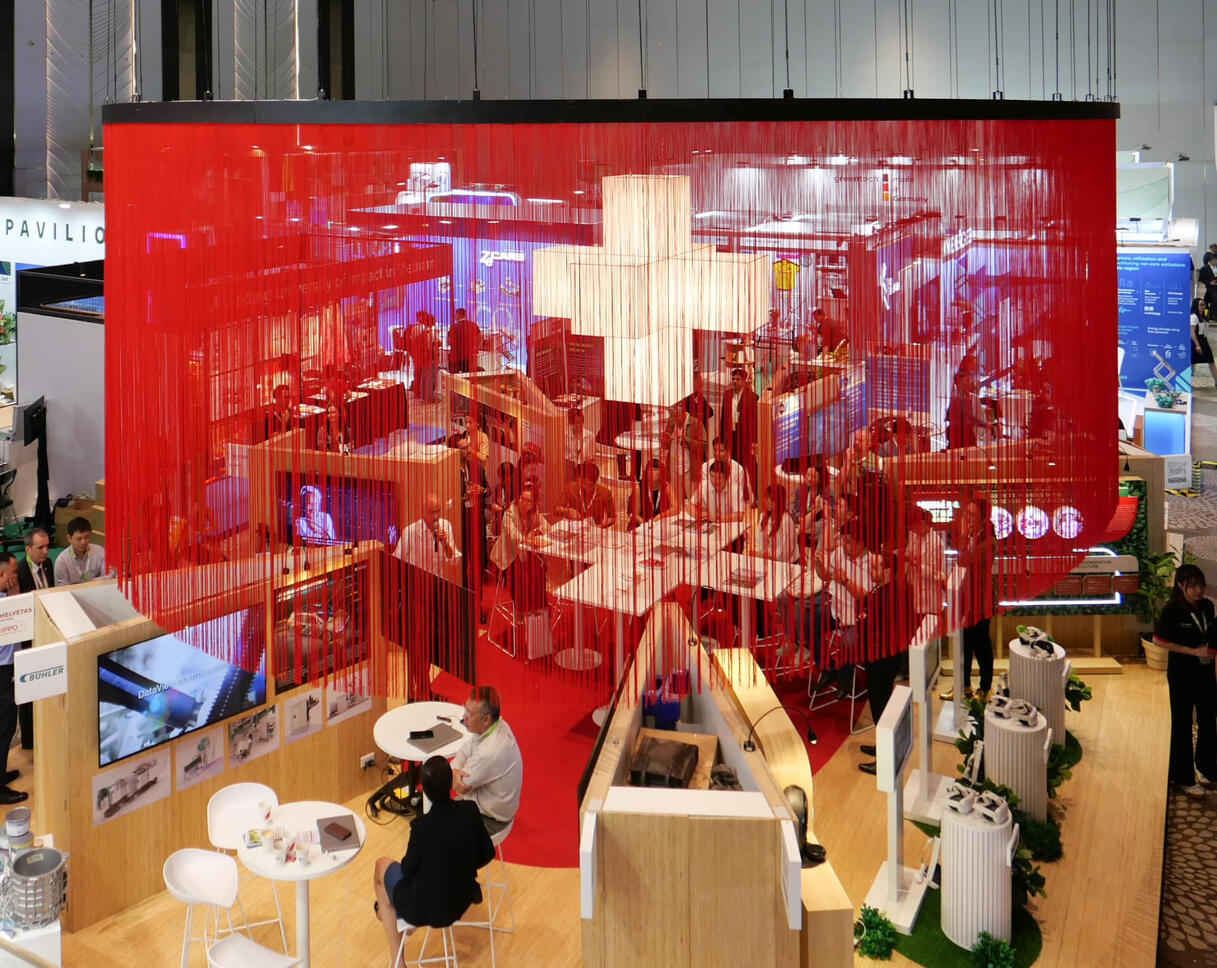 Pavillon temporaire Suisse pour GEFE event // Mission complète // G8A architects