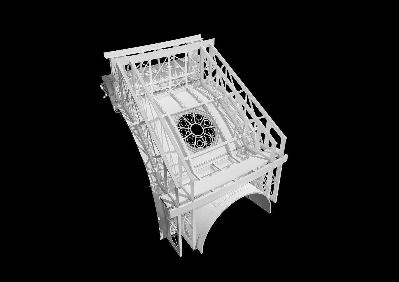 BNF Richilieu à Paris // Etudes techniques Salle Ovale // Agence Bruno Gaudin